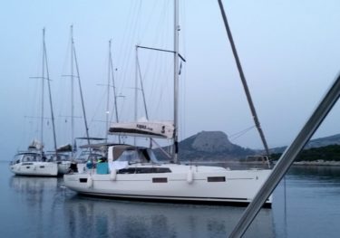 Flotille in der Skintos-Bucht